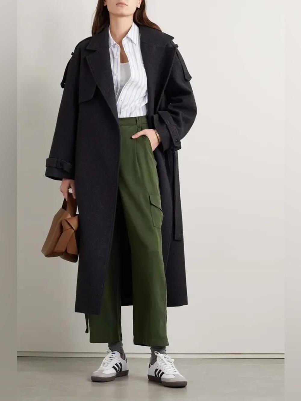 Reformation Jackson Straight-Leg Cargo Pant In Fern Size 8 - Picture 10 of 15